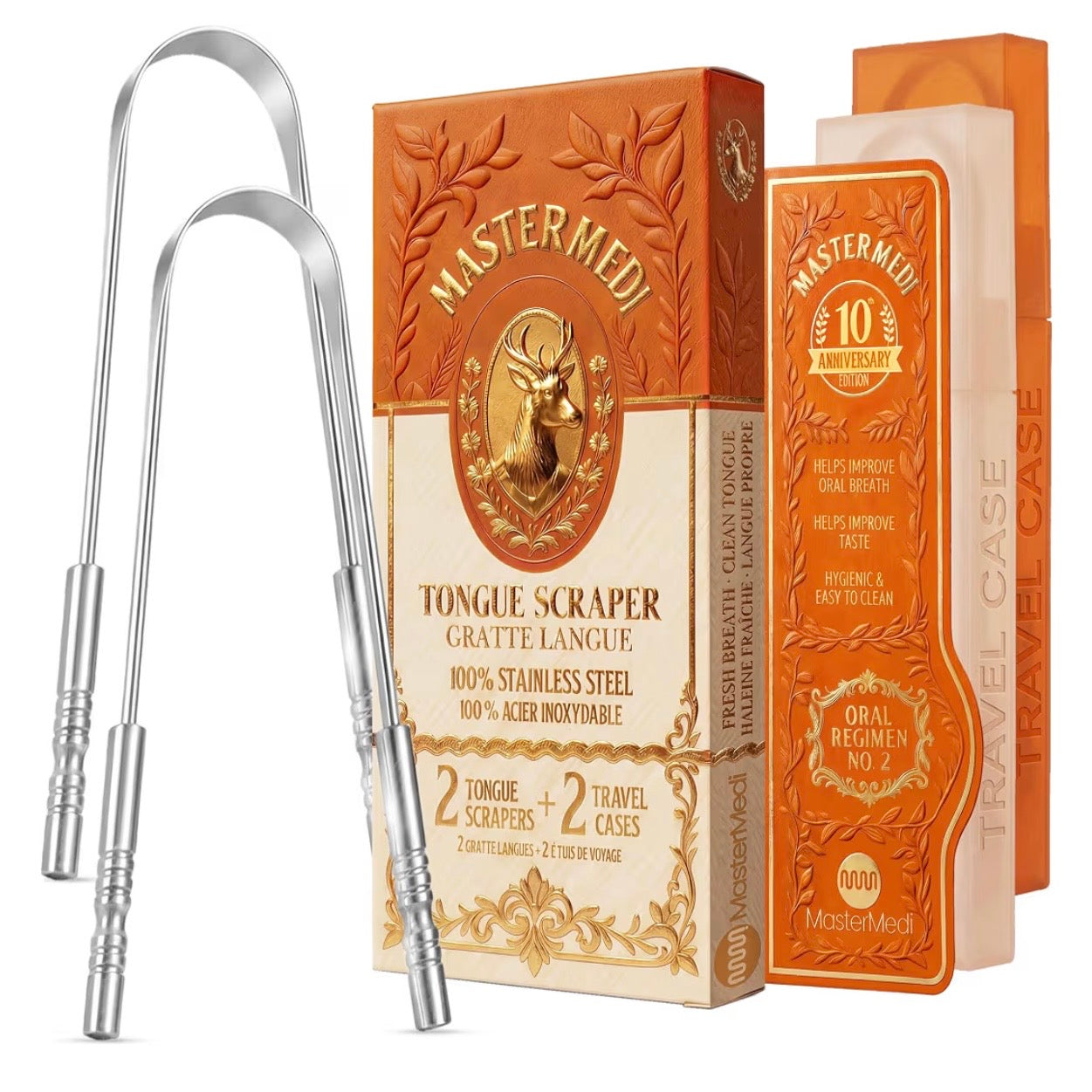 MASTERMEDI Raspador de Lengua