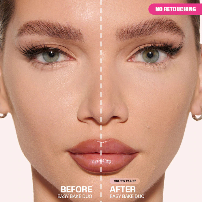 HUDA BEAUTY Easy Bake Loose Powder Brightening + Correcting Duo