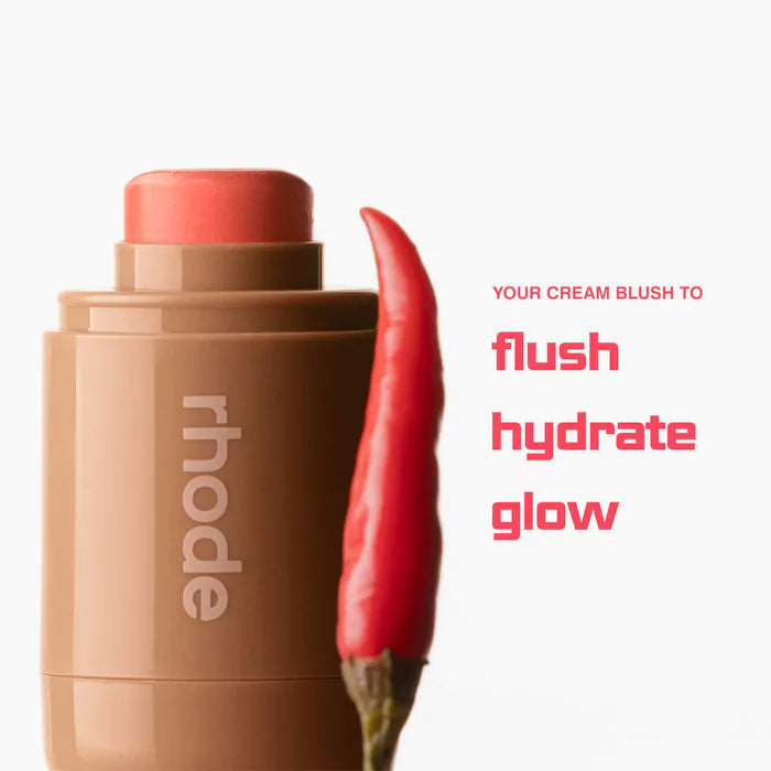 rhode Pocket Blush Buildable Hydrating Cream Blush Spicy Marg